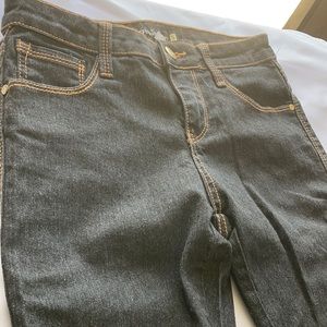 Papaya black jeans with copper trim